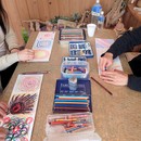 創造力を高める！ビジョンアートセラピー＆瞑想教室の講座の風景