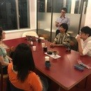 初心者のための英会話学習コミュニティ「エイコミュ」の講座の風景