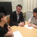 初心者のための英会話学習コミュニティ「エイコミュ」の講座の風景