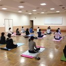 人生も変わるかも⁉️朝ヨガで心も体身体も元気に🎶の講座の風景