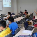 彩都こどもプログラミング教室の講座の風景