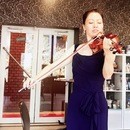 久米晶子🌟音楽教室(バイオリン演奏を通して)の講座の風景
