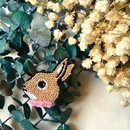 オートクチュール刺繡アクセサリーの講座の風景