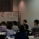 お灸のツボで生活力アップ。の講座の風景