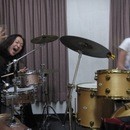 音楽好き集まれ！高橋城司のドラム体験入門の講座の風景