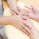 高齢者、認知症の方とつながるためのタッチケアの講座の風景