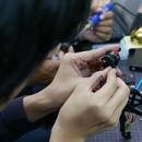 ドローンレース寺子屋の講座の風景