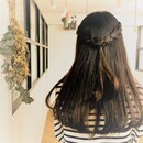 アトリエミカ【ぶきっちょさんのヘアアレンジ講座】の講座の風景
