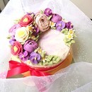 楽しく丁寧にあんこのお花絞りをお教えしますの講座の風景