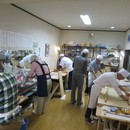 私にもできる美味しい！　手打ちそば体験の講座の風景