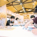 ペイント・ラウンジの講座の風景