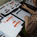 アート書、書道教室の講座の風景