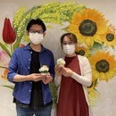 大阪のプリザーブドフラワー教室の講座の風景