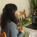 植物で心を癒やす♪フラワー教室Elf Gardenの講座の風景
