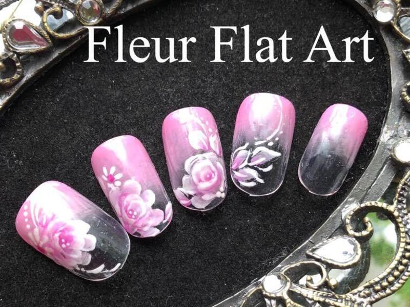 トールペイントの技法を生かした薔薇とお花のネイルアート講習 By のりこ グレース ストアカ